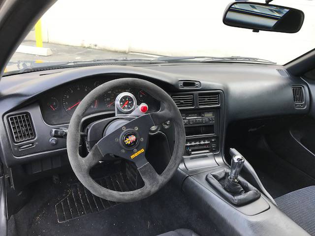 Interior with Momo steering wheel