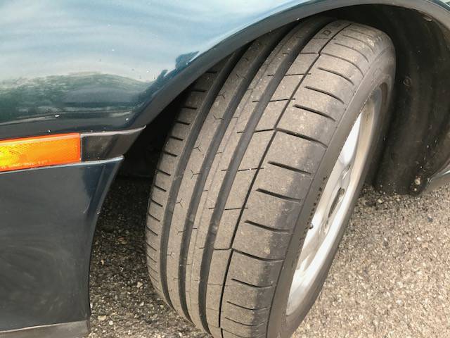 New tires on a Toyota MR2